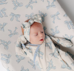 COPPER PEARL DAPHNE KNIT HEADBAND BOW