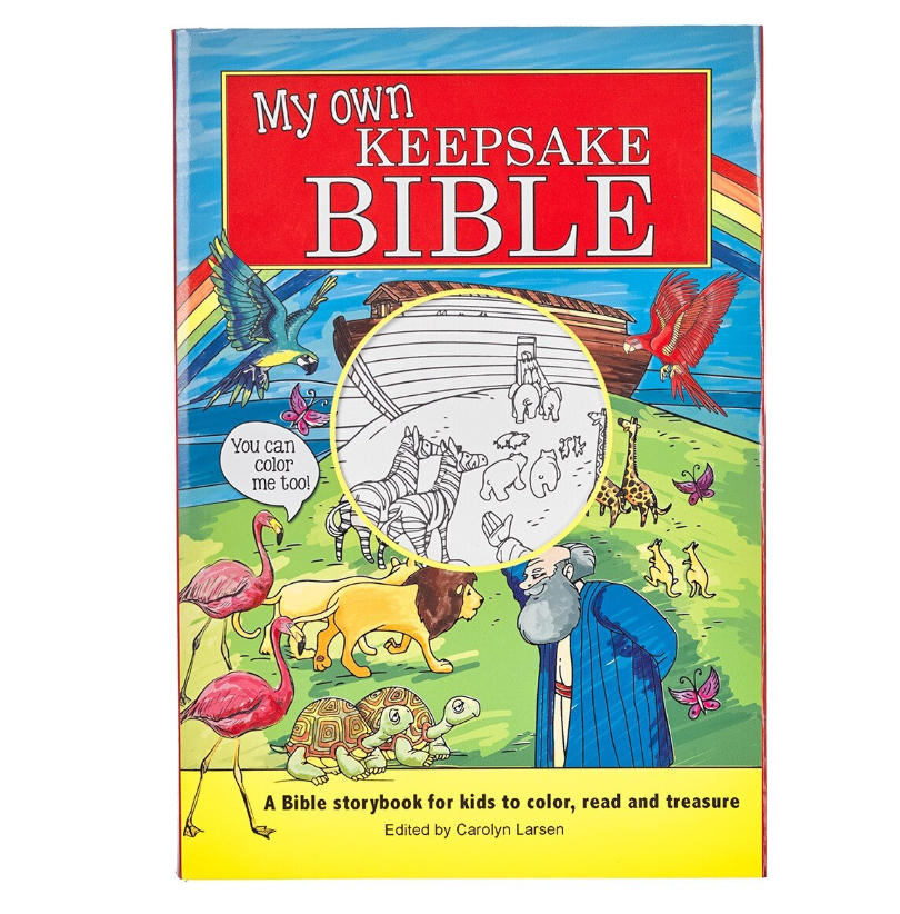 MY OWN KEEPSAKE BIBLE CHILDRENS COLORING BIBLE