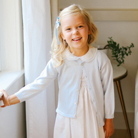 FELTMAN BROTHERS CLASSIC KNIT CARDIGAN WHITE