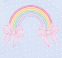 MAGNOLIA BABY RAINBOW WISHES APPLIQUE RUFFLE FLUTTERS BUBBLE