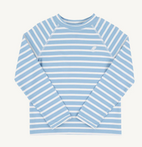 TBBC WALKERS WAVE SPOTTER SWIM SHIRT UPF SARASOTA SKY STRIPE