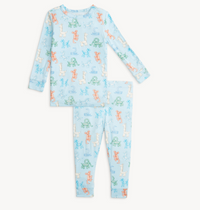 MAGNETIC ME BLUE PARTY ANIMAL GLOW IN THE DARK PAJAMA SET
