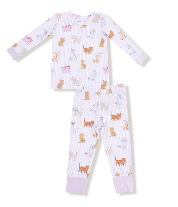 ANGEL DEAR FANCY PETS L/S LOUNGEWEAR SET
