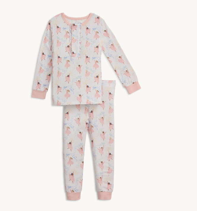 MAGNETIC ME PRETTY PLIES LS PAJAMA SET