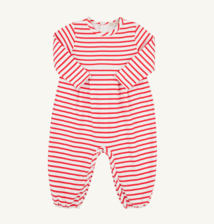TBBC BRADFORD ROMPER RICHMOND RED STRIPE