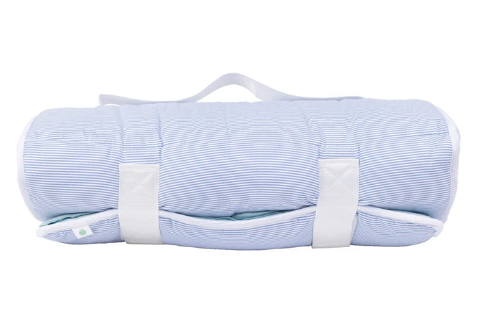 APPLE OF MY ISLA NAPMAT NAVY MINI STRIPE