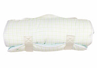 APPLE OF MY ISLA BLUE/GREEN WINDOWPANE NAPMAT