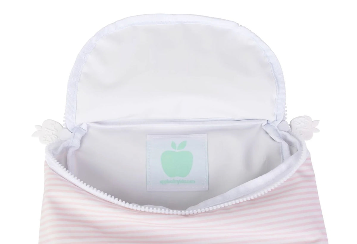 APPLE OF MY ISLA THE BOTTLE BAG PINK STRIPE