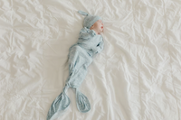 COPPER PEARL LENNON KNOTTED NEWBORN GOWN