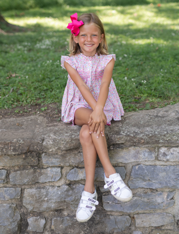 PERCY & TYNE POPPY SMOCKED BLOUSE