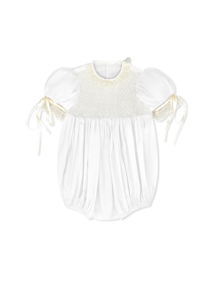 LULLABY SET MARGARET BUBBLE SPRING WHITE SWISS DOT