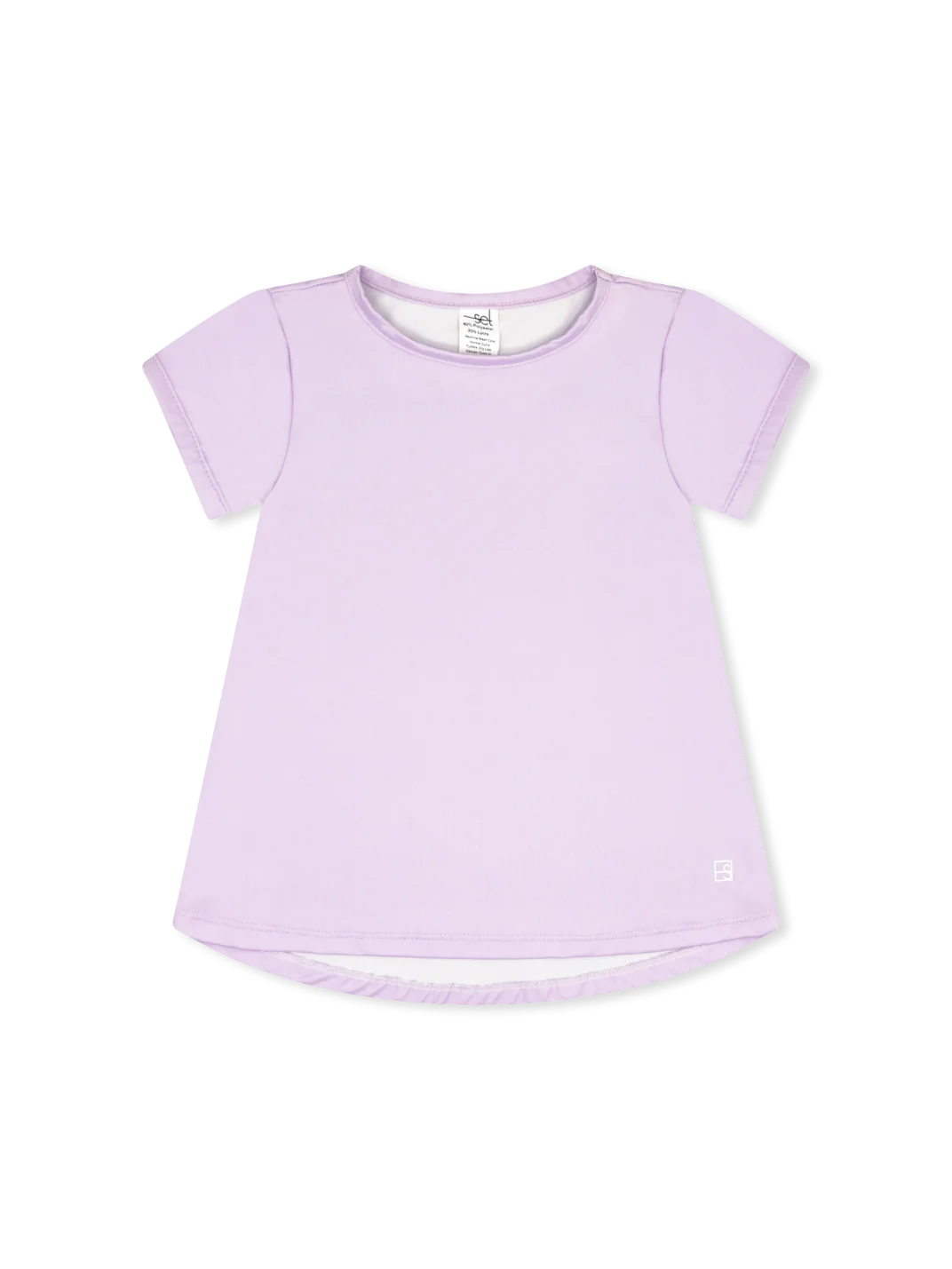 SET ATHLEISURE BRIDGET BASIC TEE PETAL PURPLE