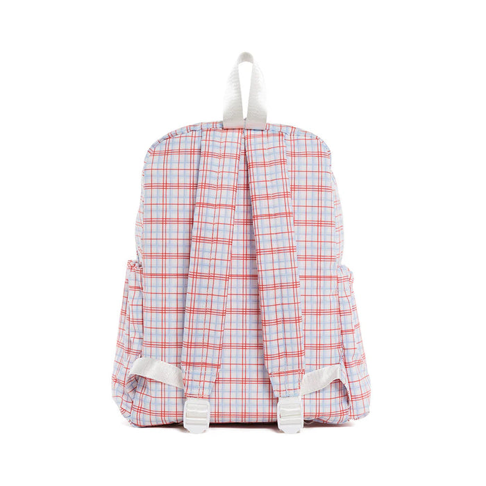 TRVL BACKPACKER CLASSIC PLAID RED
