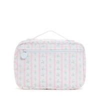TRVL BUNDLE UP HANGING TOILETRY BAG RIBBON FLORAL PINK