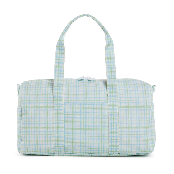 TRVL WEEKENDER DUFFEL BAG CLASSIC GREEN PLAID