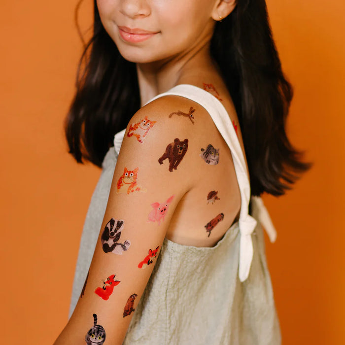 TATTLY FURRY FRIENDS SHEET TATTOO