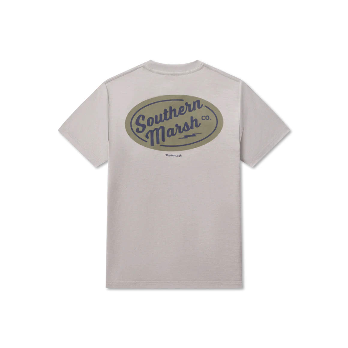 SOUTHERN MARSH FIELDTEC PRO HEATHERED TEE LIT UP LIGHT GREY