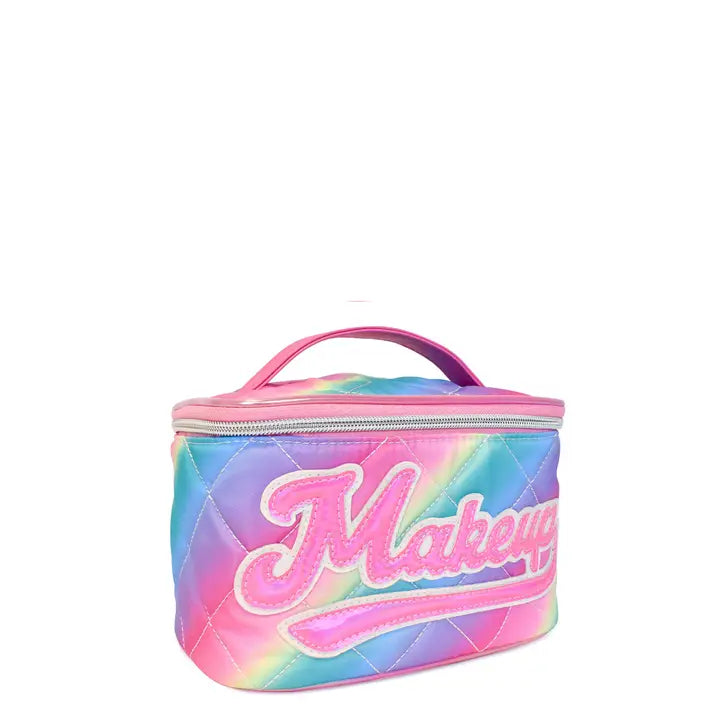 OMG ACCESORIES OMBRE QUILTED MAKEUP BAG