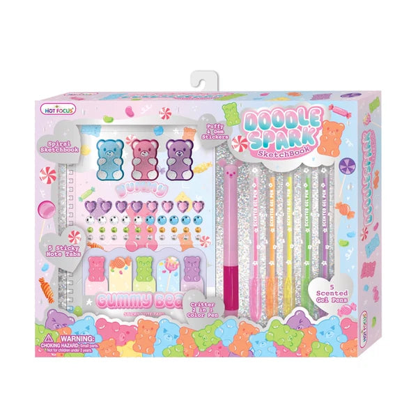 HOT FOCUS DOODLE SPARK SKETCHBOOK GUMMY BEAR