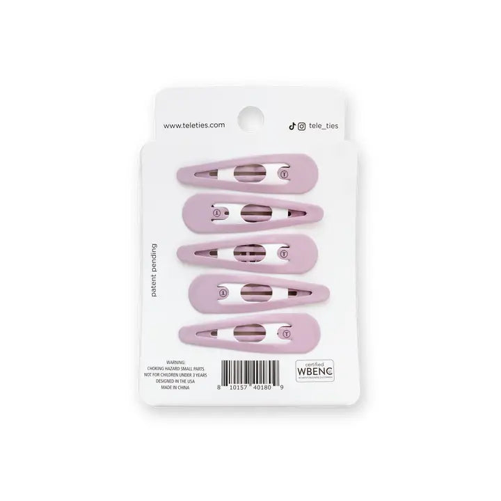 TELETIES SNAP CLIP TECHNICOLOR DREAMS 6 COUNT