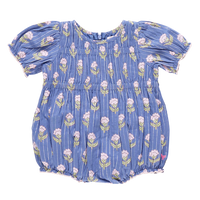 PINK CHICKEN BABY GIRL WAVERLY BUBBLE PERIWINKLE SMALL BUD