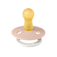 BIBS PACIFIER BLUSH GLOW RUBBER