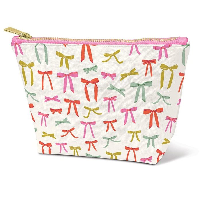 STUDIO OH PUT A BOW ON IT LOAF COSMETIC POUCH