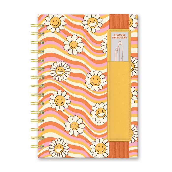STUDIO OH WAVES OF MELODY OLIVER NOTEBOOK WITH PEN POCKET
