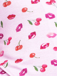 PREPPY GOOSE CHERRY AND LIPS PJ SET