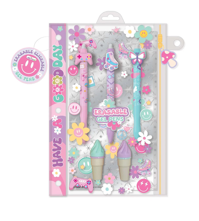 HOT FOCUS CLICK & ERASEABLE GEL PEN GOOD DAY