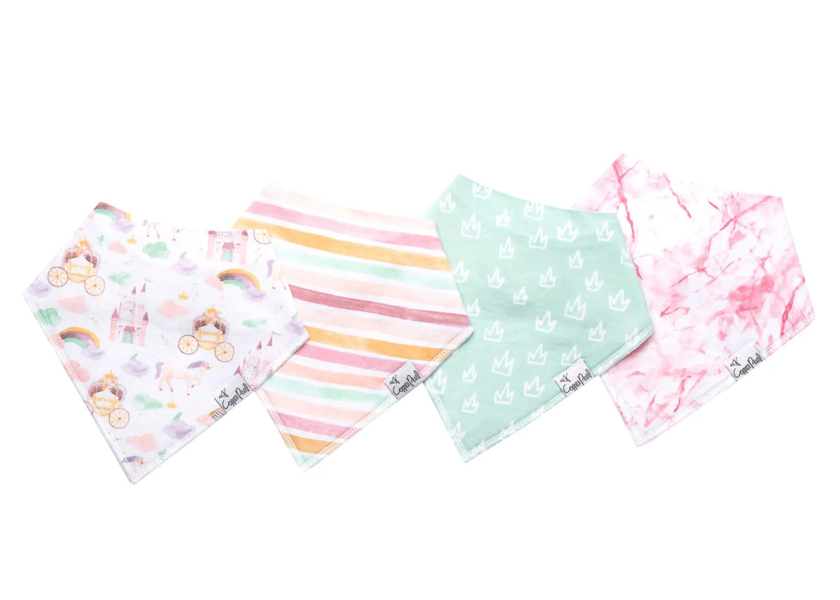 COPPER PEARL ENCHANTED BANDANA BIB SET