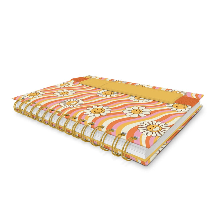 STUDIO OH WAVES OF MELODY OLIVER NOTEBOOK WITH PEN POCKET