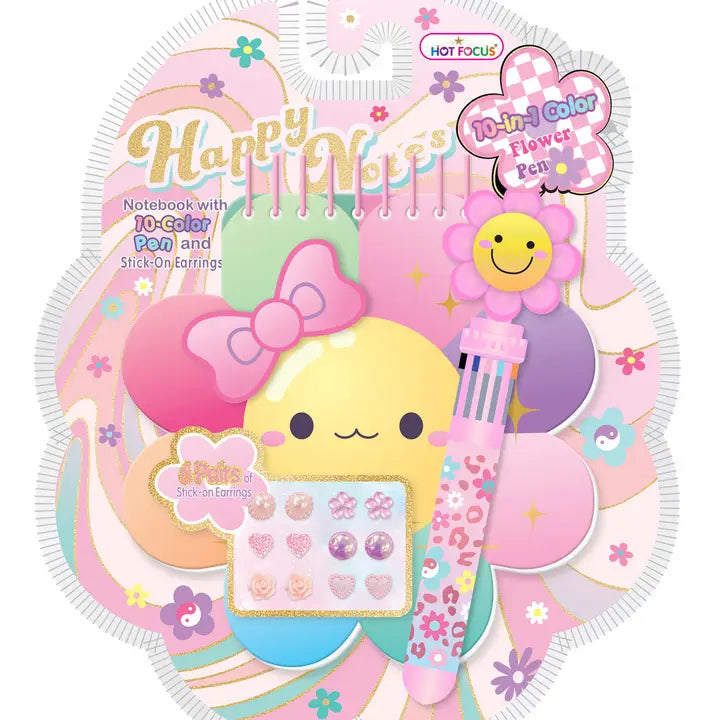 HOT FOCUS HAPPY NOTES GROOVY FLOWER