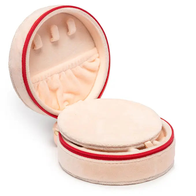 LIVING ROYAL CHERRY JEWELRY ZIP CASE