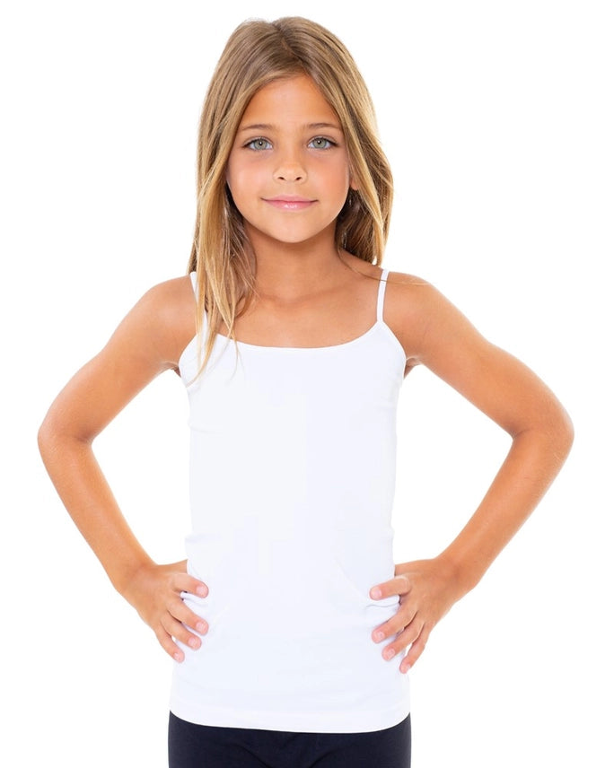 GIRLS FULL CAMISOLE TOP WHITE