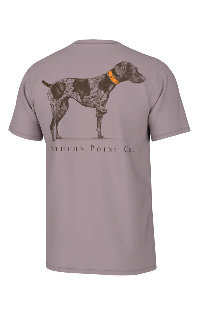 SOUTHERN POINT CO. YOUTH GREYTON SHORT SLEEVE TEE ELDERBERRY