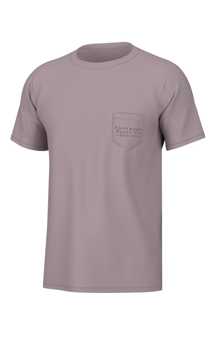 SOUTHERN POINT CO. YOUTH GREYTON SHORT SLEEVE TEE ELDERBERRY