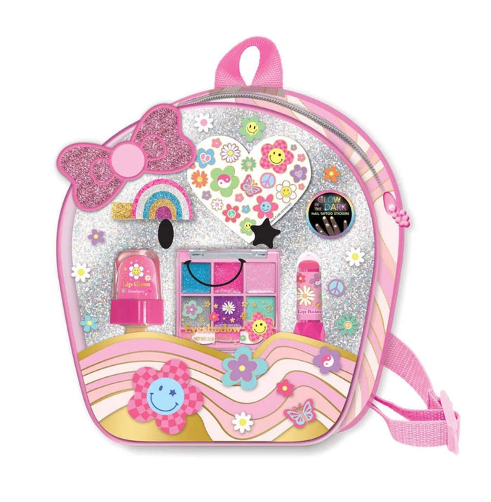 HOT FOCUS GLAMZ BEAUTY BAG GROOVY FLOWER