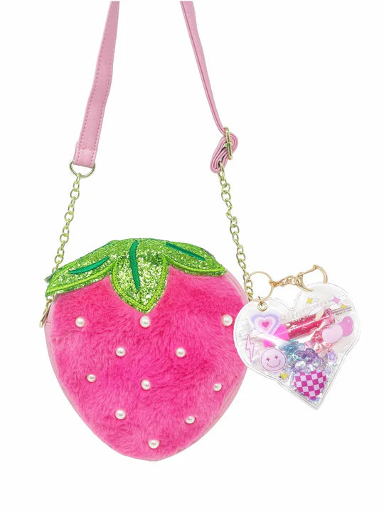 HOT FOCUS SWEET HEART CROSSBODY STRAWBERRY