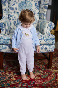 LITTLE ENGLISH CROCHET PLAYSUIT BOY LAB