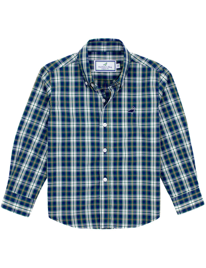 PROPERLY TIED LD BOYS SEASONAL SPORTSHIRT COUNTRYSIDE