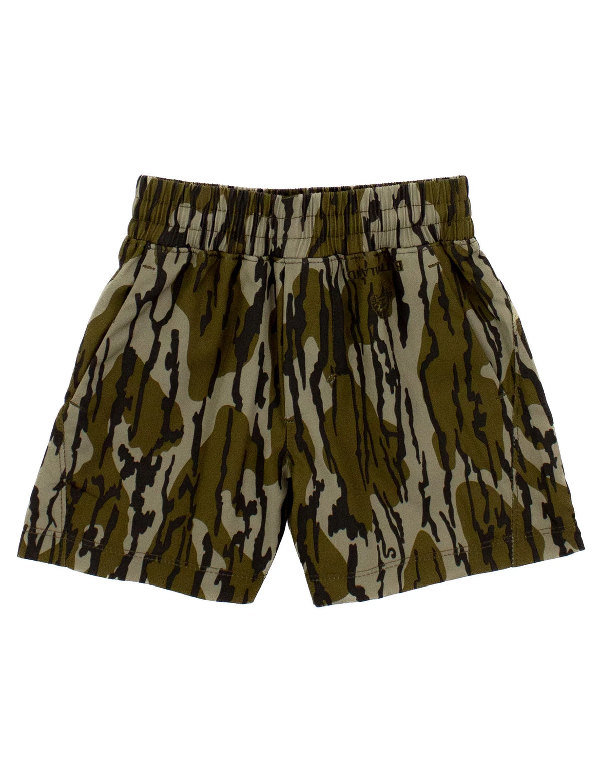 PROPERLY TIED BOYS COURT SHORT MOSSY OAK ORIGINAL BOTTOMLAND