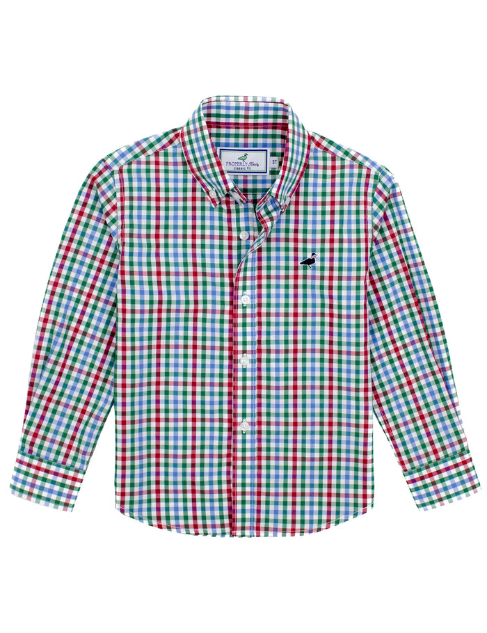 PROPERLY TIED LD BOYS SEASONAL SPORTSHIRT JOLLY