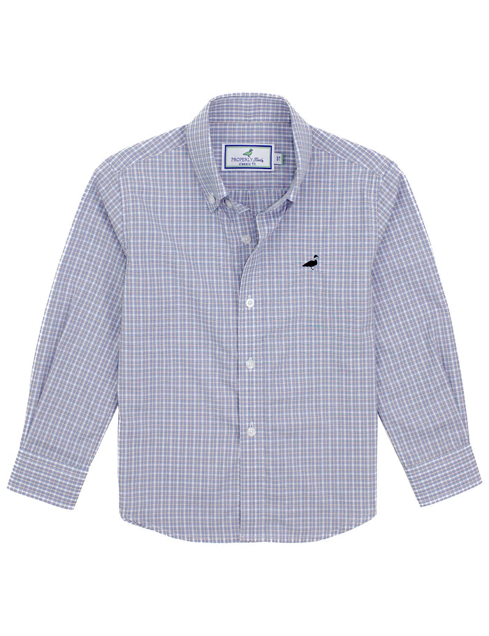 PROPERLY TIED LD BOYS SEASONAL SPORTSHIRT BOZEMAN