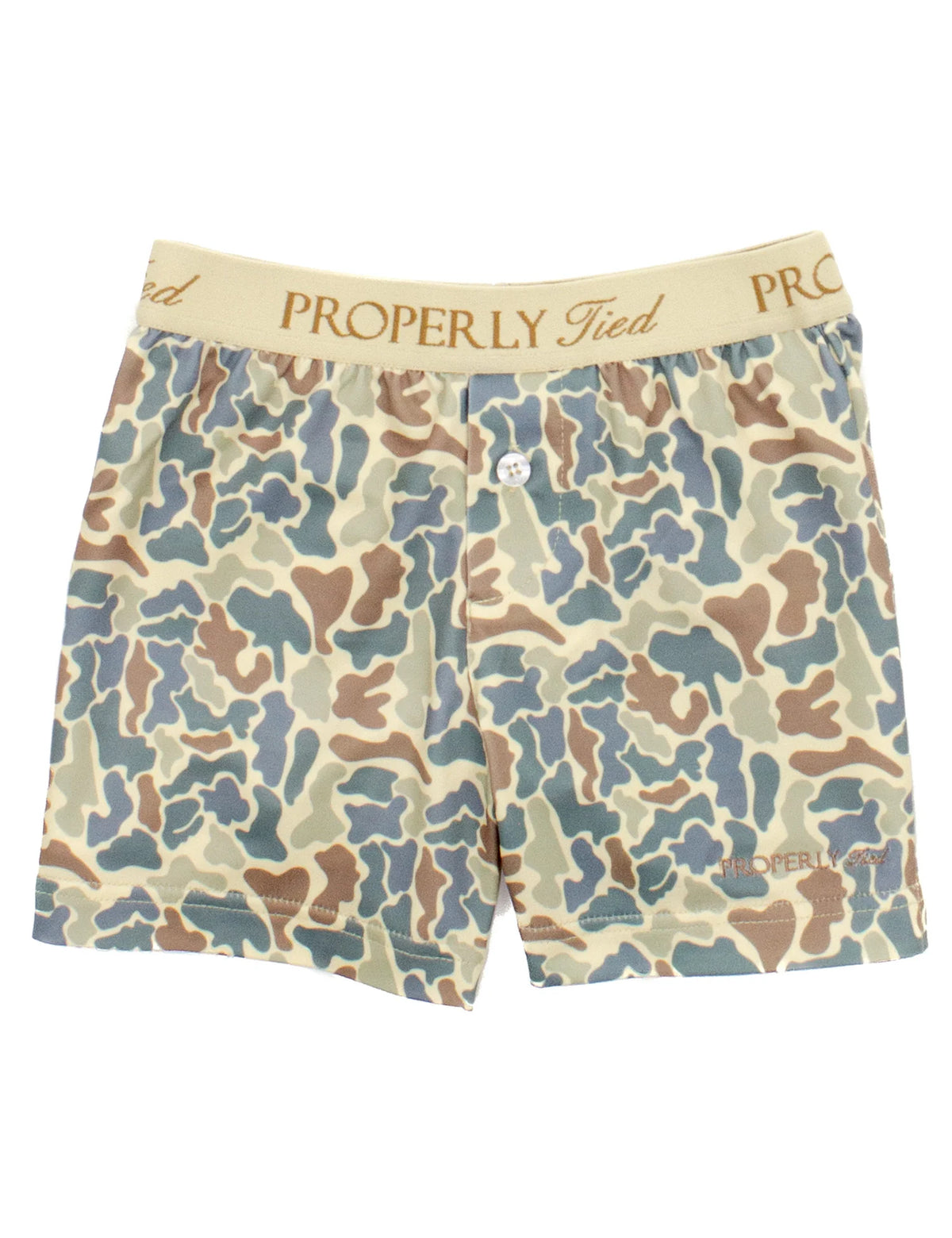PROPERLY TIED BOYS INLET BOXER FIELD CAMO