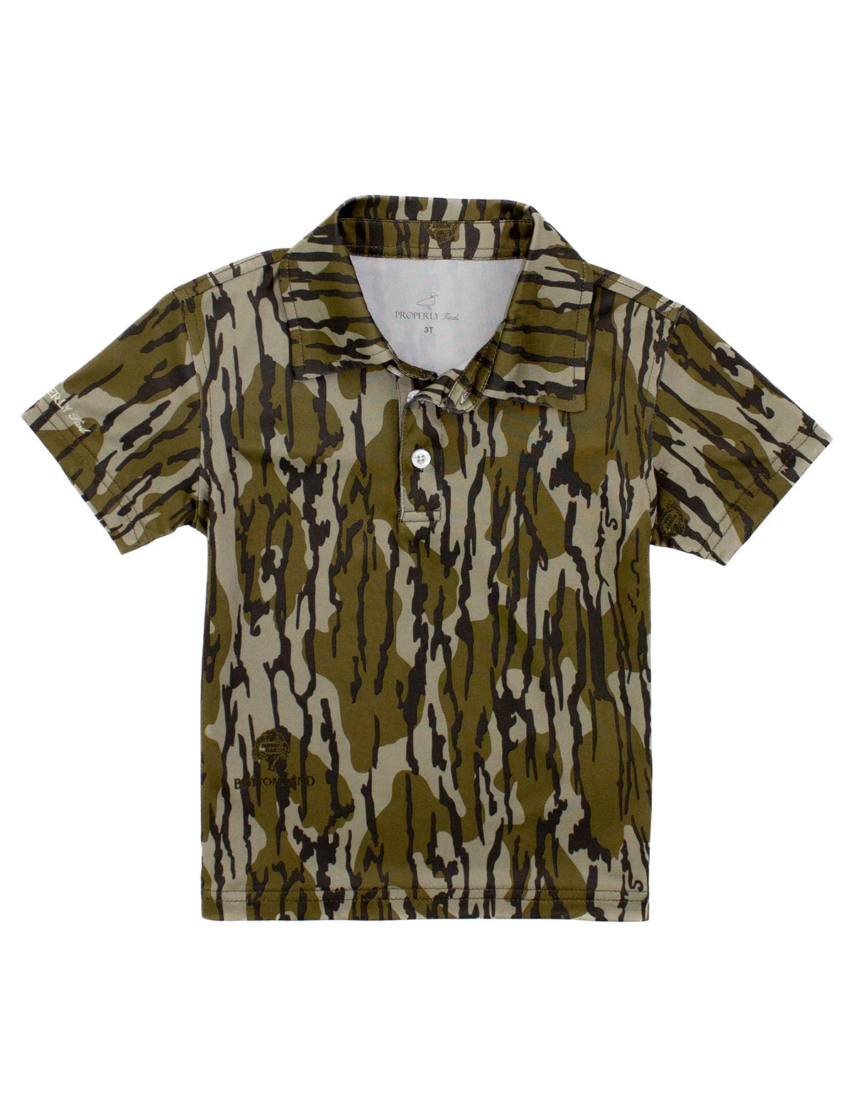 PROPERLY TIED INLET POLO MOSSY OAK ORIGINAL BOTTOMLAND