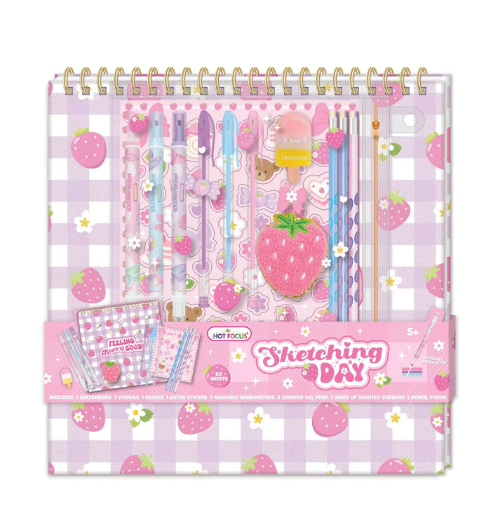 HOT FOCUS MEGA SKETCHBOOK FUN STRAWBERRY