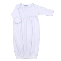 MAGNOLIA BABY MINI DOTS GOWN BLUE