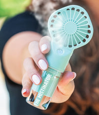 THE MISTINATOR 2 IN 1 RECHARGABLE WATER FAN