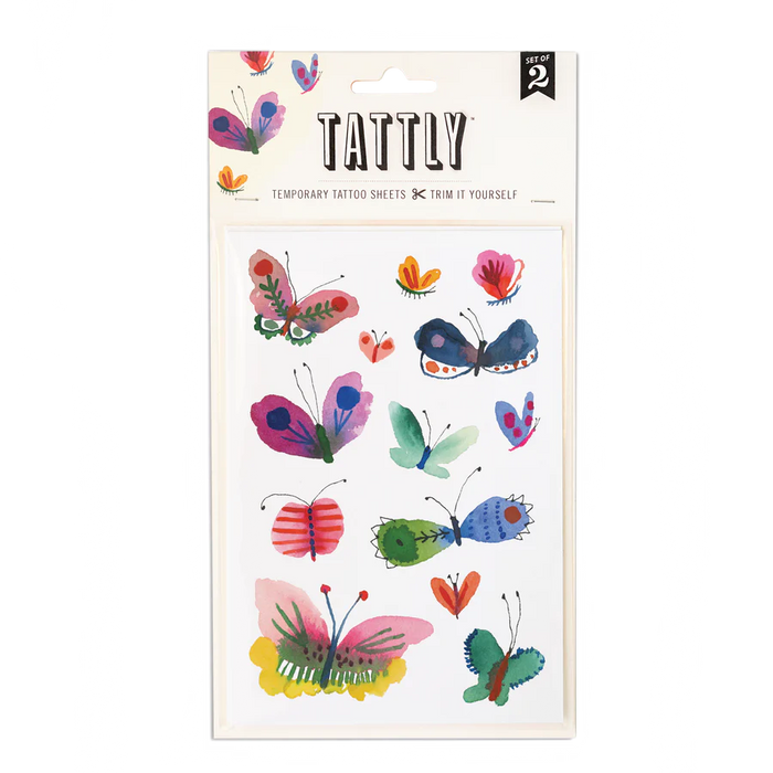 TATTLY BUTTERFLY FRENZY SHEET TATTOO